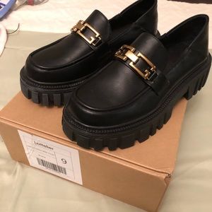 Lug sole loafer